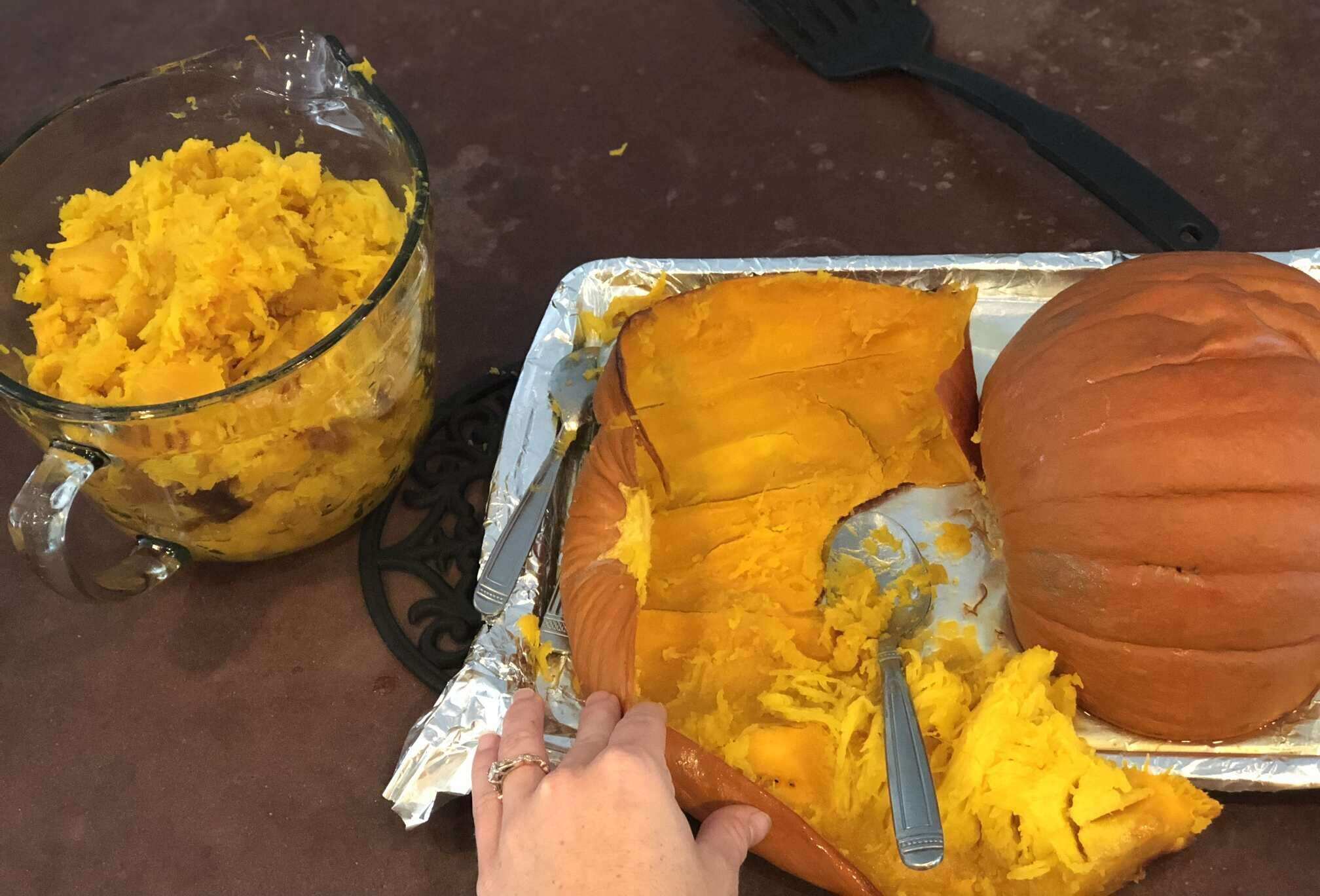 how to peel cook fresh pumpkin