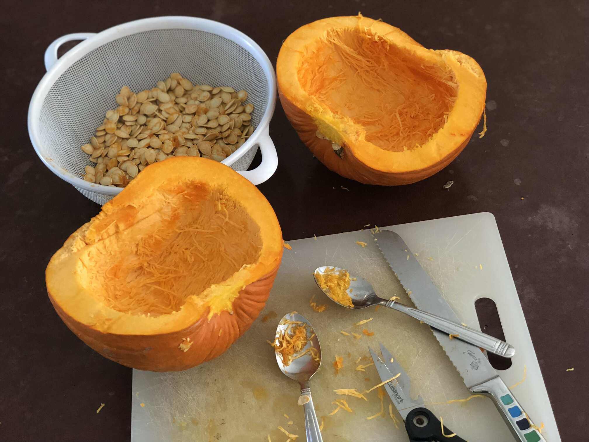 save seeds when cook fresh pumpkin